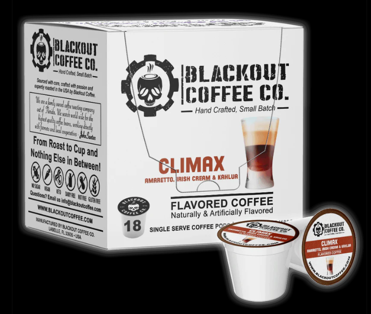 Blackout - Climax (Amaretto, Irish Cream & Kahlua)